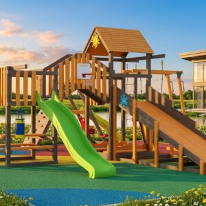 Детская площадка для дачи ИграГрад С Мостик 2 SF2 фото 1