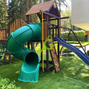 Детская площадка ИграГрад Панда Фани Мостик с трубой фото 1