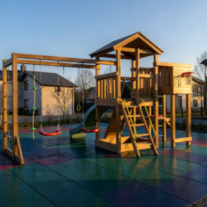 Детская площадка Лео макси окрашенная модификация Эконо фото 1