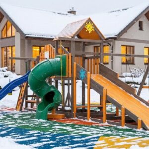 Детская площадка с зимней горкой IgraGrad С Мостик 1 с трубой SF2