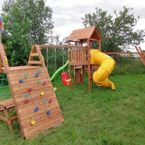 Детская площадка Выше Всех Маугли с винтовой горкой фото 1