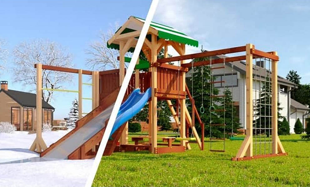 Игровой комплекс Савушка 4 сезона — 6 фото 1