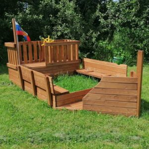 Детская площадка для дачи Выше Всех Лодочка фото 1